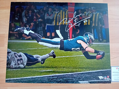 NFL Philadelphia Eagles Ertz Super Bowl LII 52 Autogramm handsigniert Foto COA