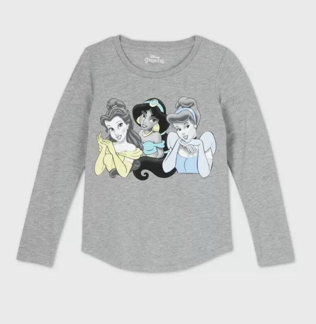 Disney Princess Girls Long Sleeve Shirt 