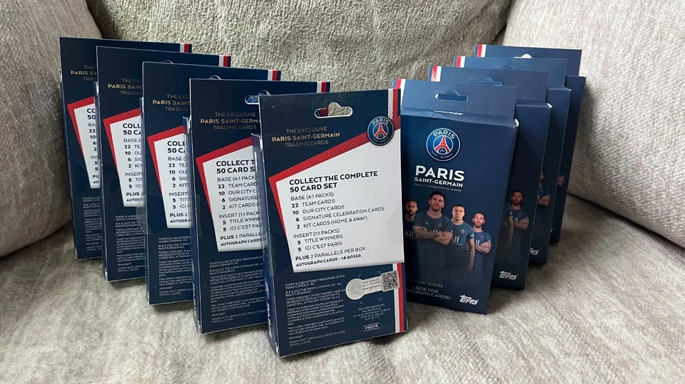 2021-22 Topps PSG Paris Saint Germain Team Sets w/ ON CARD AUTOS, FREE SHIPPING - Image 3 of 4