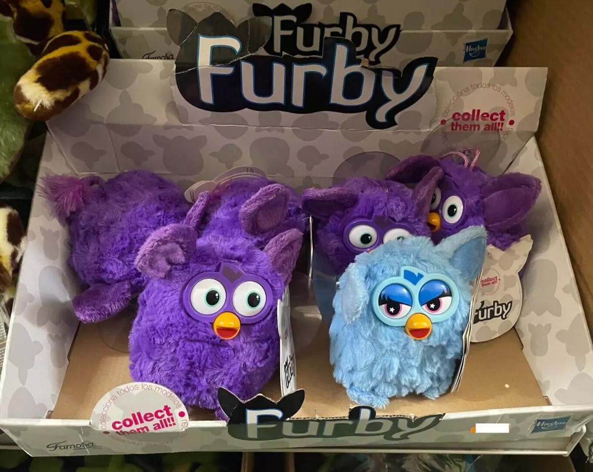 Furby MINI Avec Ventouse Plush Peluche 12 CM hasbro famosa Violet