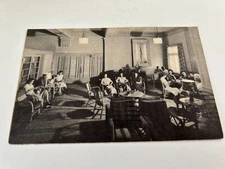 Interior View McCleary Clinic and Hospital Excelsior Springs Missouri Postcard