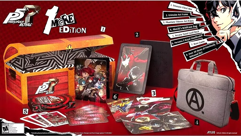 Persona 5 Royal Steelbook Edition Nintendo Switch Unboxing Video 