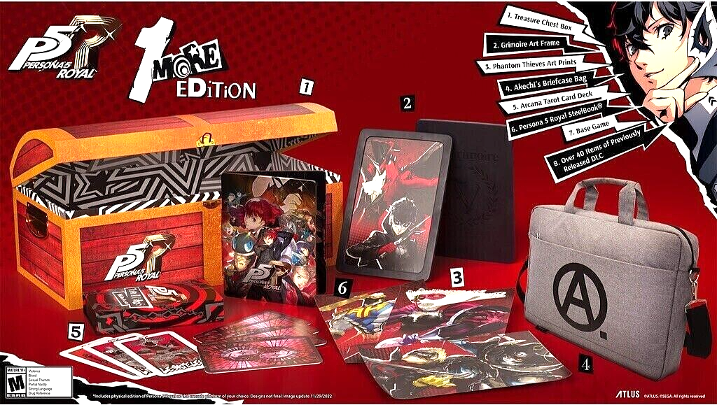 ⚔️ PS5 Persona 5 Royal 1 One More Collector's Edition For the Sony  Playstation 5