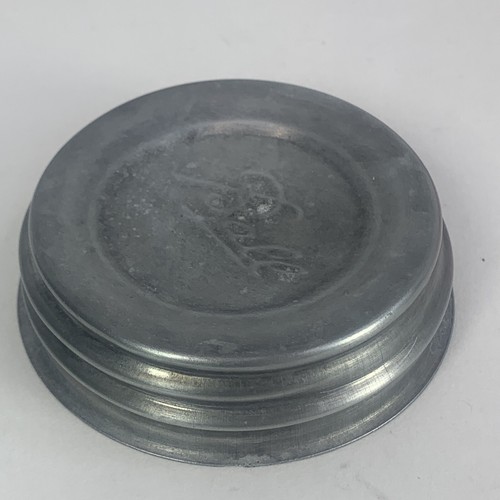 Vintage Kugel oder Atlas Zink Kappe Deckel Reg Mund Mason Einmachglas mit Glaseinsatz - Bild 14 von 16