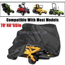 600D Zero-Turn Riding Lawn Mower Cover Waterproof Heavy Duty Tractor Protector