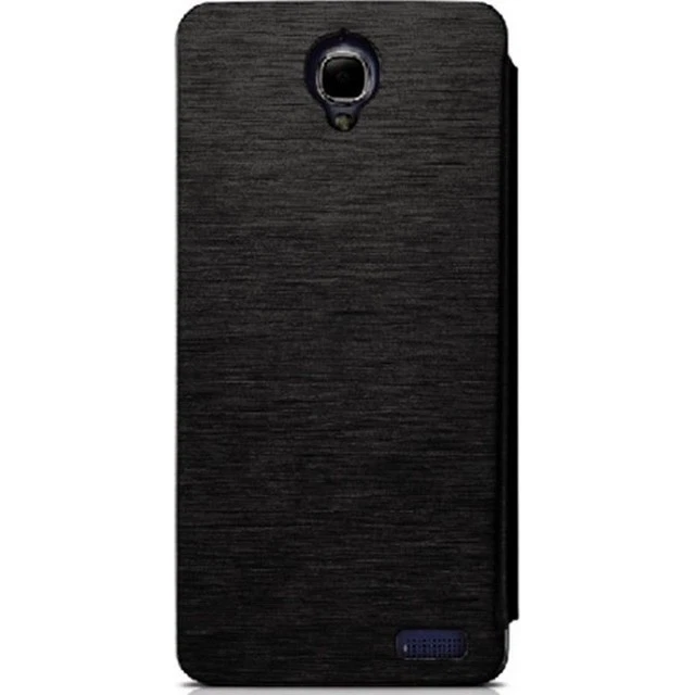 ALCATEL CUSTODIA FLIP COVER BOOK CASE ORIGINALE PER OT-6040D IDOL X BLACK NERA - Immagine 3 di 4