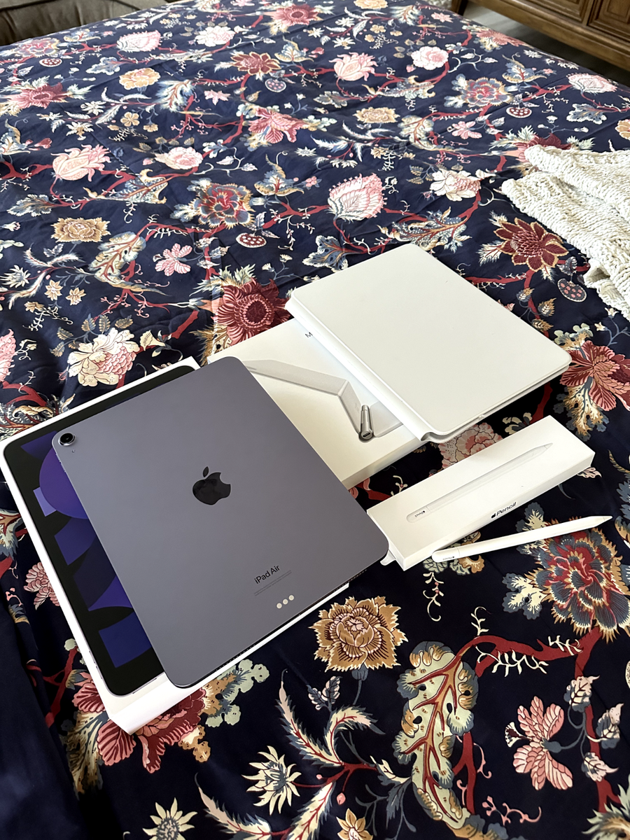 iPad Air (5世代)64GB smart keyboard pencil iPad Air 5th/4th Gen, Detachable Bluetooth Keyboard with
