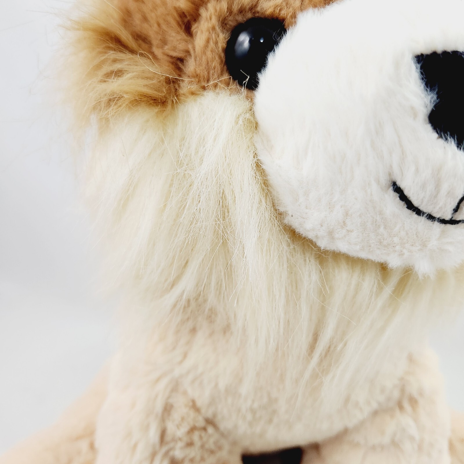 Walgreens Pomeranian Puppy Dog Plush 14" Cream Brown Soft Sitting