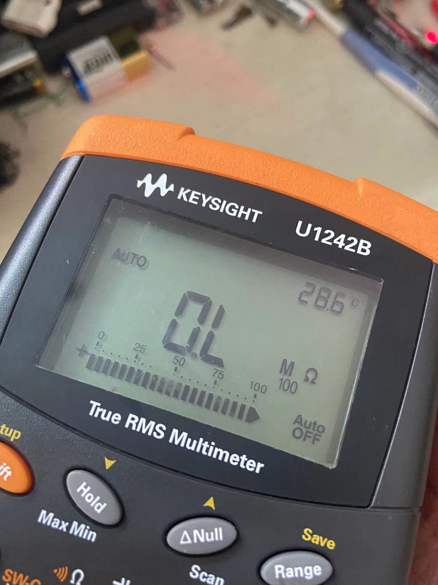 Keysight U1242B Digital True RMS Multimeter With Harmonic Ratio