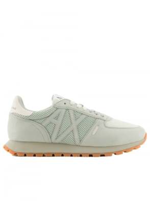 Armani Exchange Herren Mesh Sneaker Grau + Off White