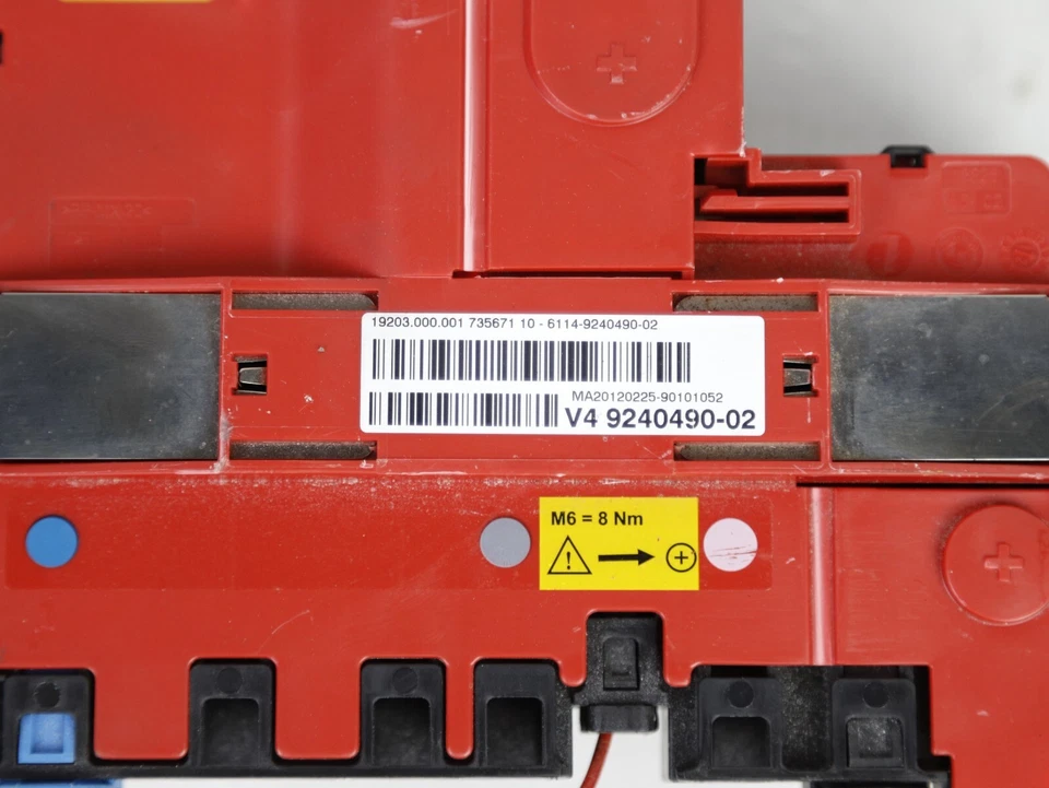 BMW 750 740 F10 BATERÍA TRASERA TERMINAL DE UNIÓN POSITIVA OEM 2013 - 2015 🚗 Foto 2 de 4