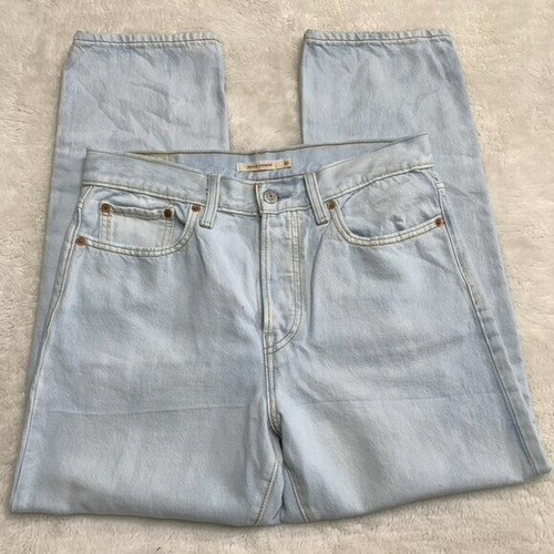 Levi's Women's Wedgie Straight Big E Premium Light Denim Jeans Size 30 x 25.5" - Picture 10 of 16