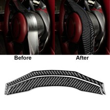 For Porsche 718 Boxster Cayman Carbon Fiber Above Steering Wheel Cover Trim