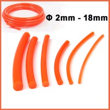 Round Polyurethane Drive Belting PU Conveyor Belts Strip Diameter 2mm - 18mm Red