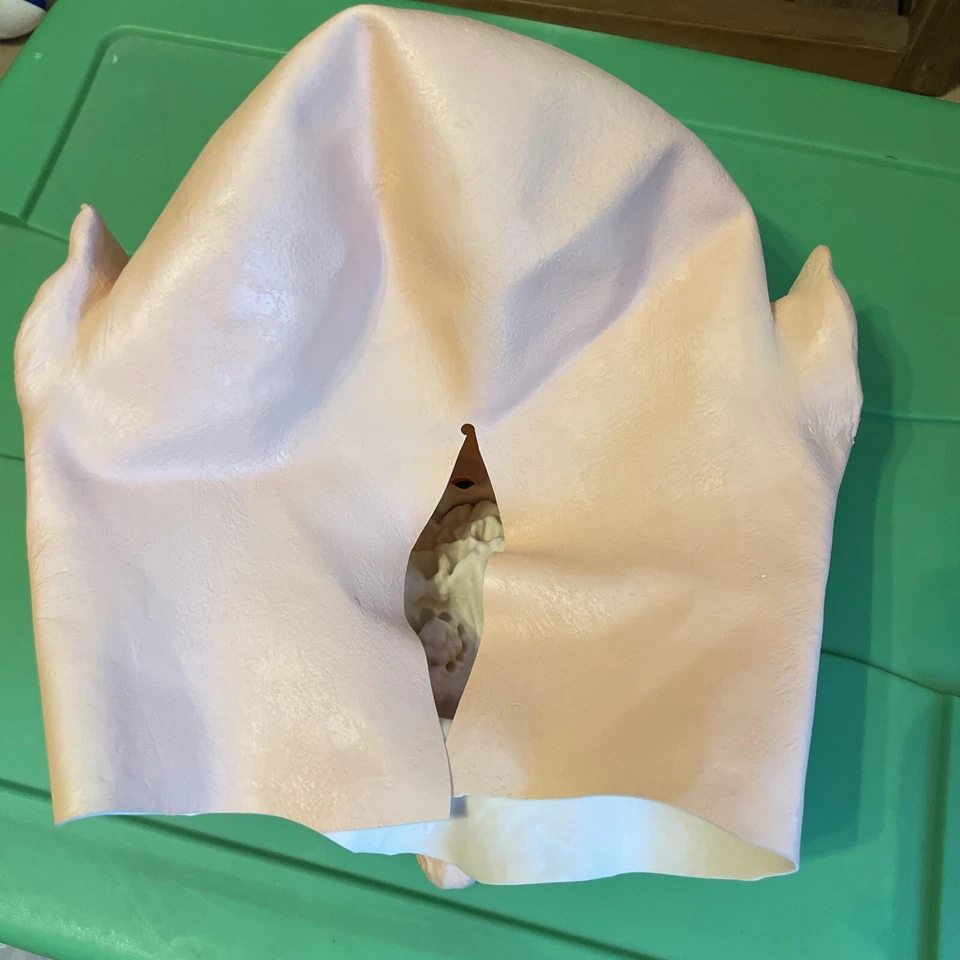 Exploded Jaw Latex Mask Halloween, Horror - Image 4 of 4