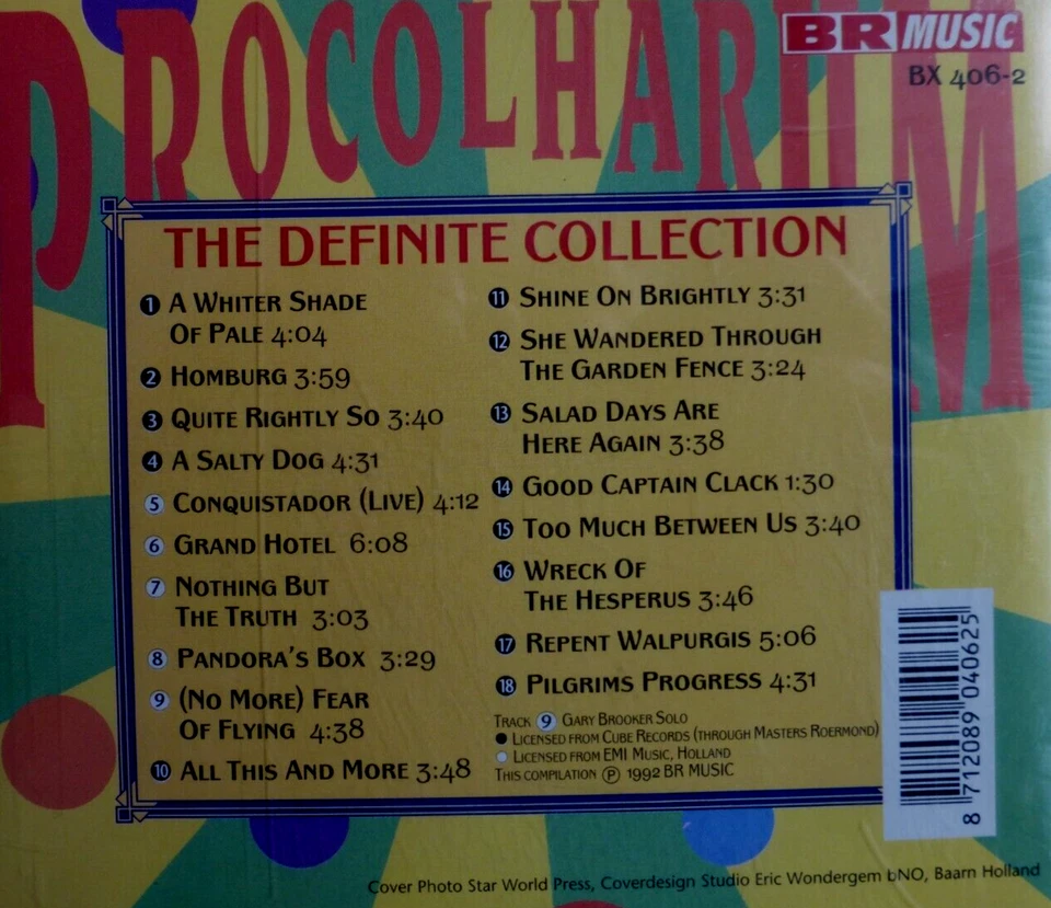 PROCOL HARUM,CD,THE DEFINITIVE COLLECTION - Bild 3 von 3