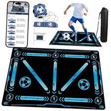 Premium Soccer Training Mat with Video Guide - Non-Slip Soccer 35.4 23.6