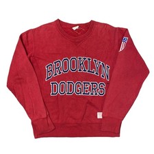 Majestic Red Sweatshirt 90s Brooklyn Dodgers Herren Medium