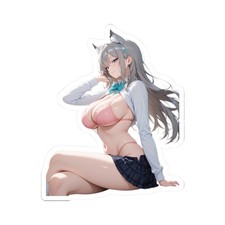 Cute Anime Sticker  Pretty Waifu Decal  20FreeShipping  FanArt  Shiroko