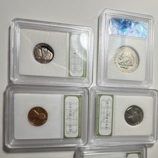 INB Certified 1992 S Proof Coin Lot of 5, PR70 Cameo, San Francisco Pre-owned