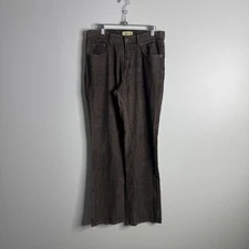 JOLT JOY Corduroy Pants Womens 11 Brown Black Houndstooth Straight Leg 5 Pocket