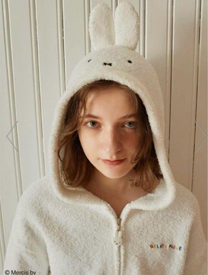 GELATO PIQUE DICK BRUNA Mffy Hoodie Shorts Set Room Wear Setup