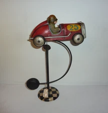 Authentic Models Toy Race Car #25 Rustic Pendulum Kinetic Decor READ