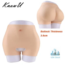Crossdresser Silicone Hip Butt Lifter for Realistic Curves with Open Crotch