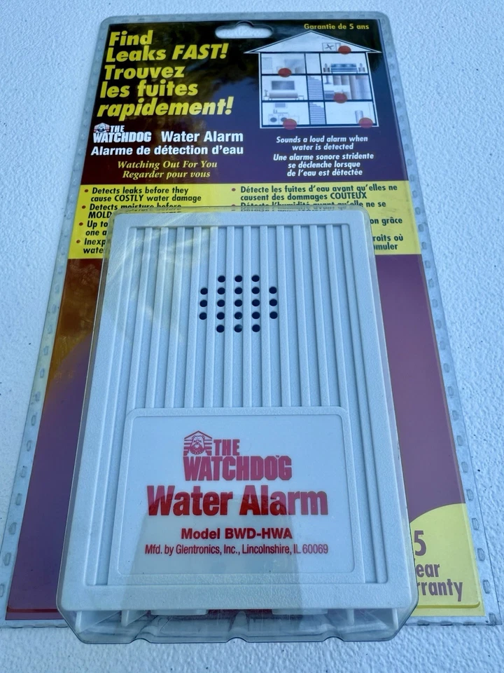 Glentronics BWD-HWA Watchdog Water Alarm - White - Image 4 of 4