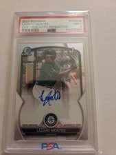2023 Bowman Chrome Lazaro Montes Ref Auto Psa 9