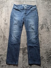 Wrangler Straight Leg Jeans Women's Size 11/12x32 Dark Wash