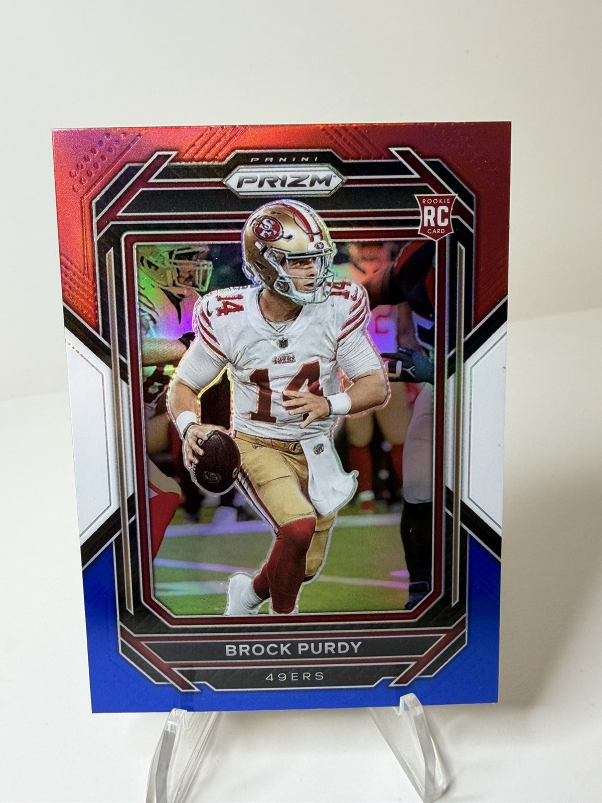 2022 Panini Prizm Brock Purdy RC #353 Red White Blue Rookie San Francisco 49ers