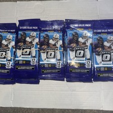 2025 Panini Donruss Optic Football 12 Card Jumbo Value Cello - Sealed Fat Pack
