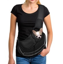 YUDODO Pet Dog Sling Carrier Breathable Mesh Travel Safe Sling Bag Carrier for D