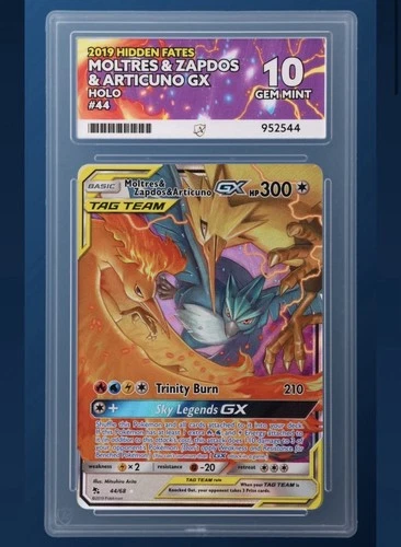Moltres & Zapdos & Articuno GX 44/68 Ace 10