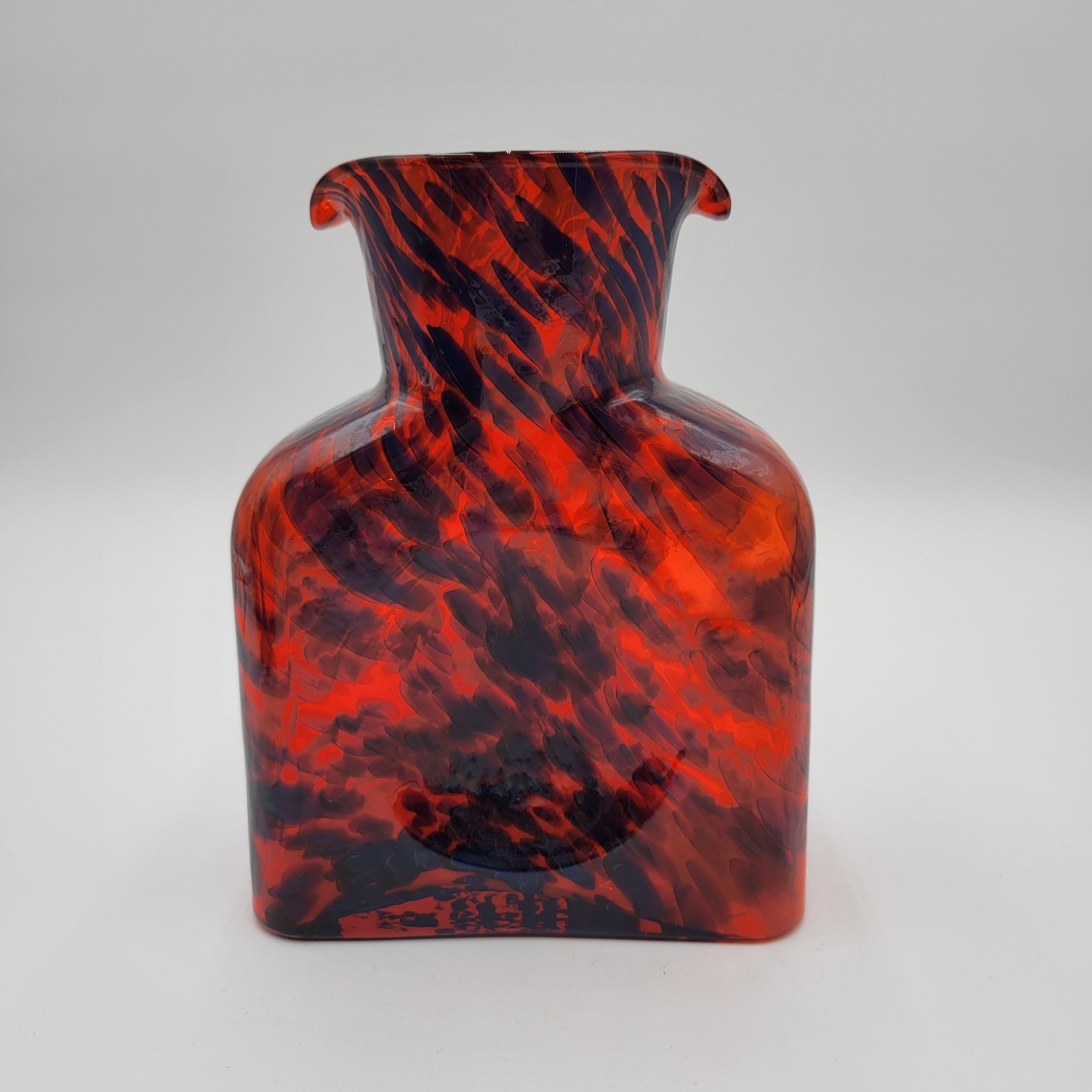 Blenko Kingfisher Dreamcicle FIRST Qual Special Edition 384 Water Bottle