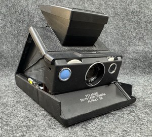 Polaroid SX-70 Alpha 1 SE Land Camera Folding Instant SLR Black 