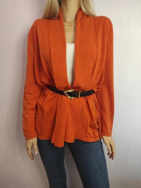 Women Peter Hahn Sweater Coral Wool 38 / M / 46