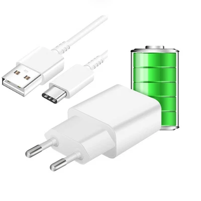 MARKENLOS 20W USB-C Kabel + Schnell Ladegerät für Samsung, Apple oder Netzteil / Kabel NEU