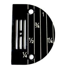 20160 LGB Needle Throat Stitch Plate Line Gauge Black Singer Juki Consew +