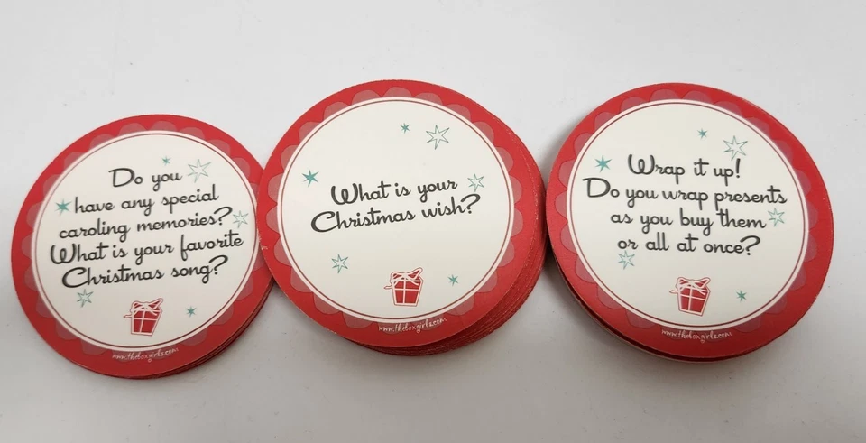 El Juego Mini Caja de Preguntas de Navidad Melissa & Doug Juego de Conversación Familiar Foto 3 de 4