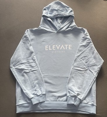 Elevate Basic Hoodie Babyblau Gr. M