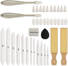 38 PCS Sketch Drawing Tools - Blending Stumps and Tortillions Set Blending Tools
