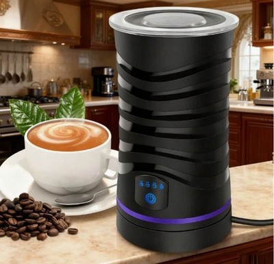 Elektrischer Milchaufschäumer 4 in 1 Automatischer Aufschäumer Milch Dampfgarer Latte Kaffee Schaum