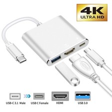Multiport USB-C Hub Type C To USB 3.0 4K HDMI Adapter For Macbook Pro / Air USA