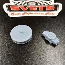 1/18 3D Resin Circular Air Cleaner w/950 Holley Carb - Custom - Model