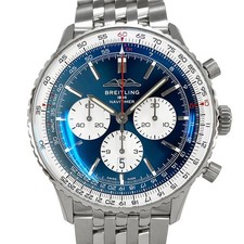 BREITLING Navitimer B01 Chronograph 46 AB0137211C1A1 blue Dial Stainless Steel
