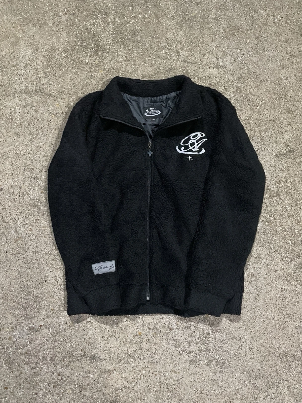 Exclusive 1:1 Sherpa Fleece Jacket Black Large