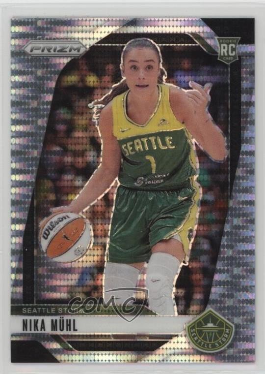 2024 Panini Prizm WNBA Pulsar Prizm /499 Nika Muhl #75 Rookie RC