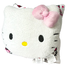 HELLO KITTY Decorative Pillow SET- 2 Pack Hello Kitty Shaped  Square 18x18 NWT